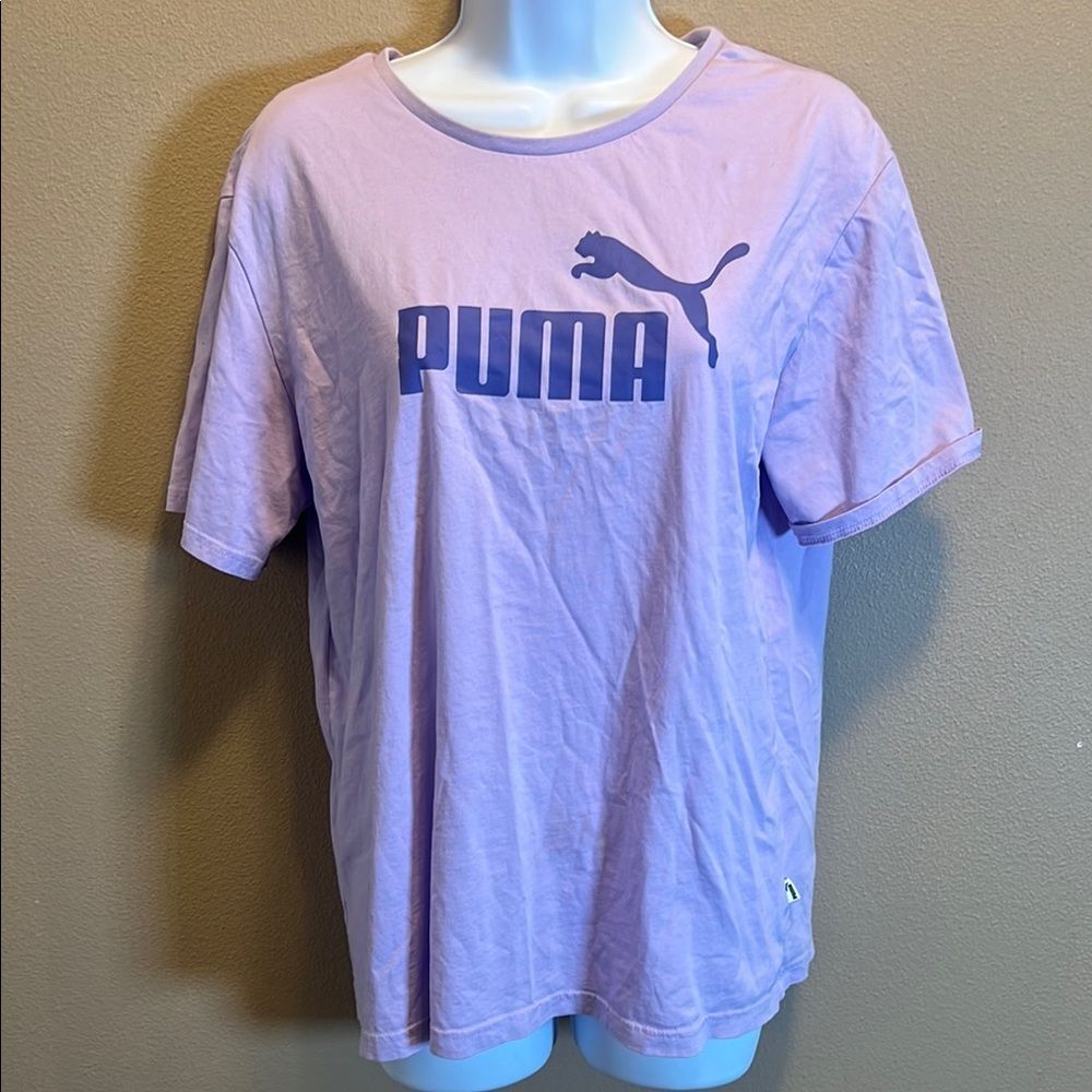 Puma Women’s Purple Short Sleeve Athletic T-Shirt Size Medium